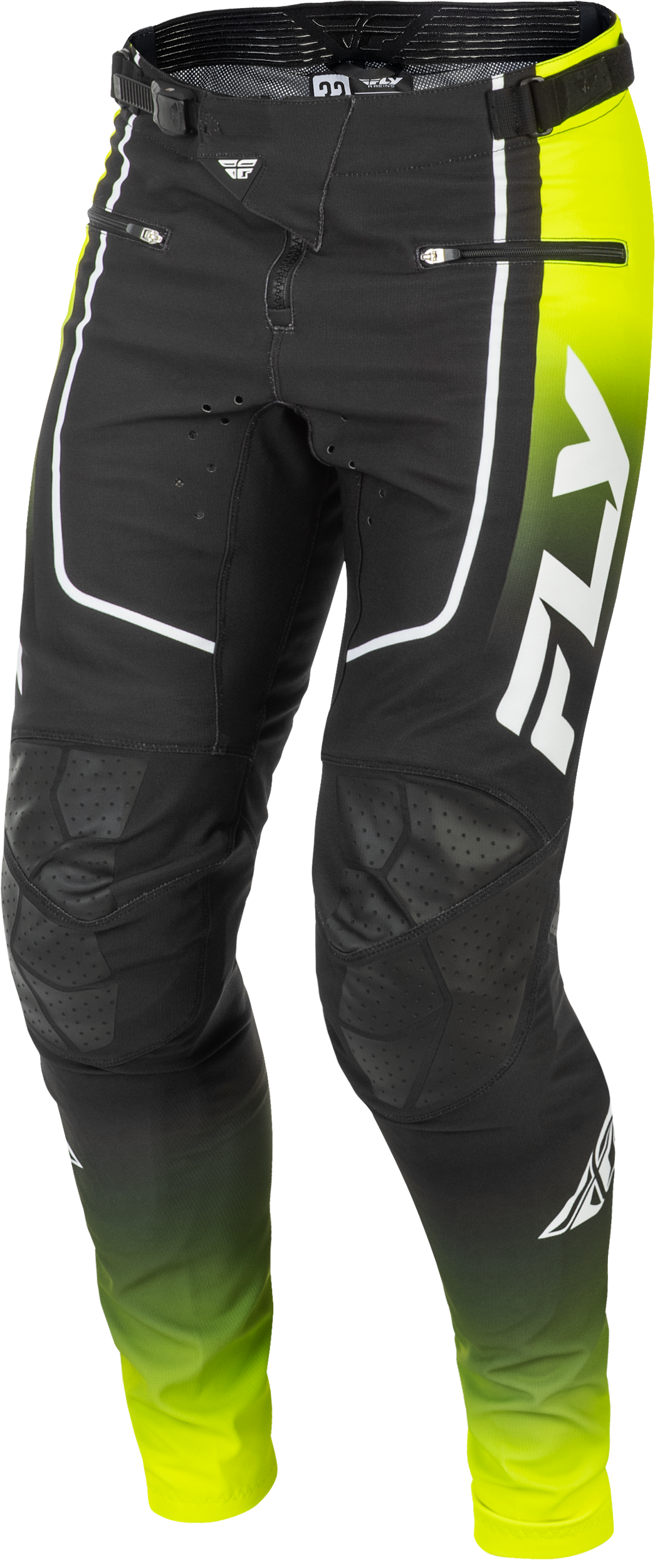 Fly Racing Rayce Bicycle Pants for BMX/MTB - Size 36, Lime/Black/White