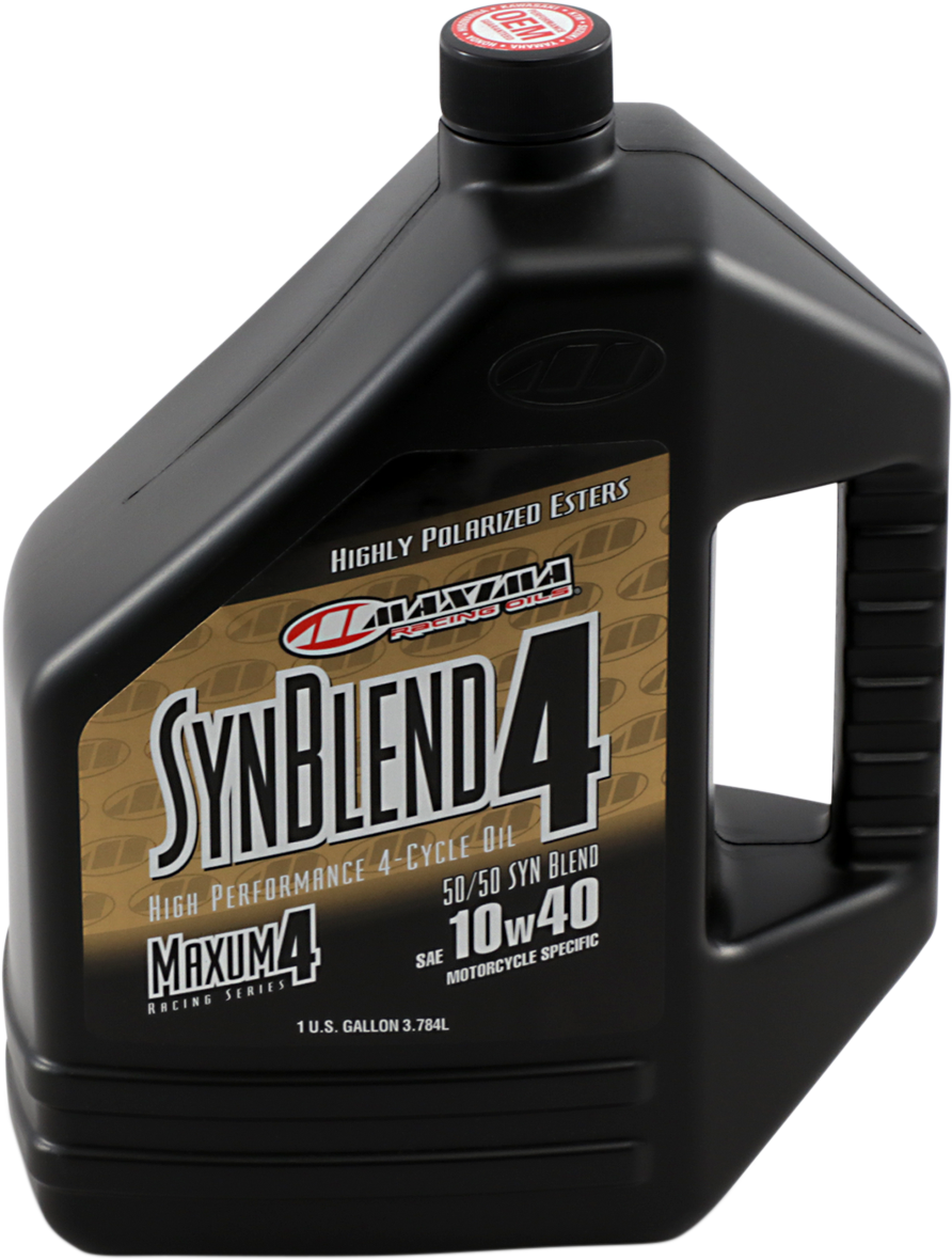 MAXIMA RACING OIL SynBlend Semi-Synthetic Oil - 10W-40 - 1 U.S. gal. 349128B