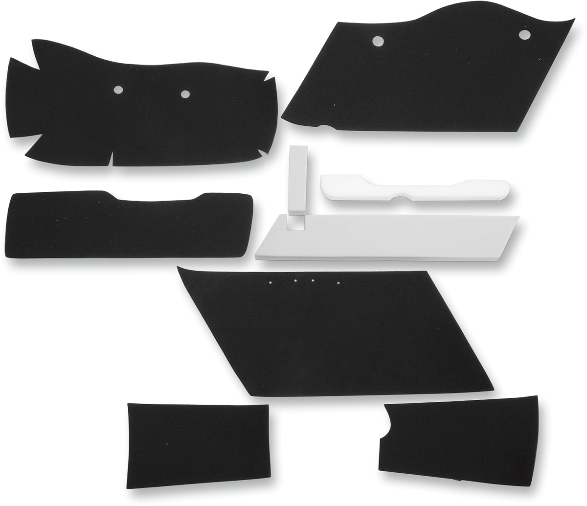 DRAG SPECIALTIES SEATS Lining Kit for 4-Inch Stretch Saddlebags - Part 3501-1339, Compatible with Harley-Davidson OEM-style Lids