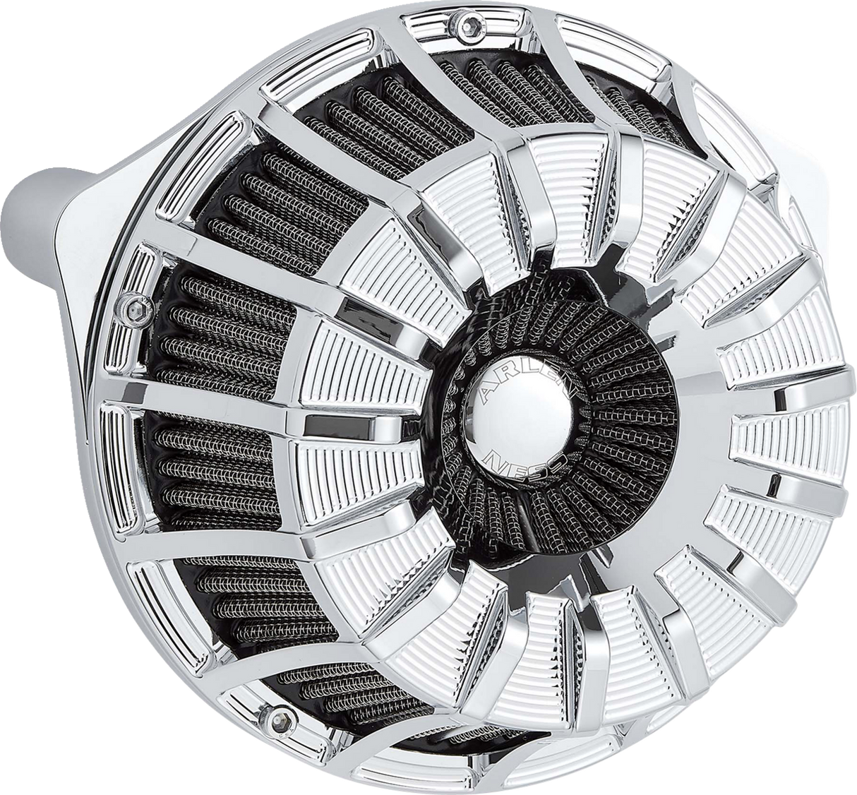 ARLEN NESS Inverted Series Air Cleaner Kit - 10-Gauge - Chrome 600-224