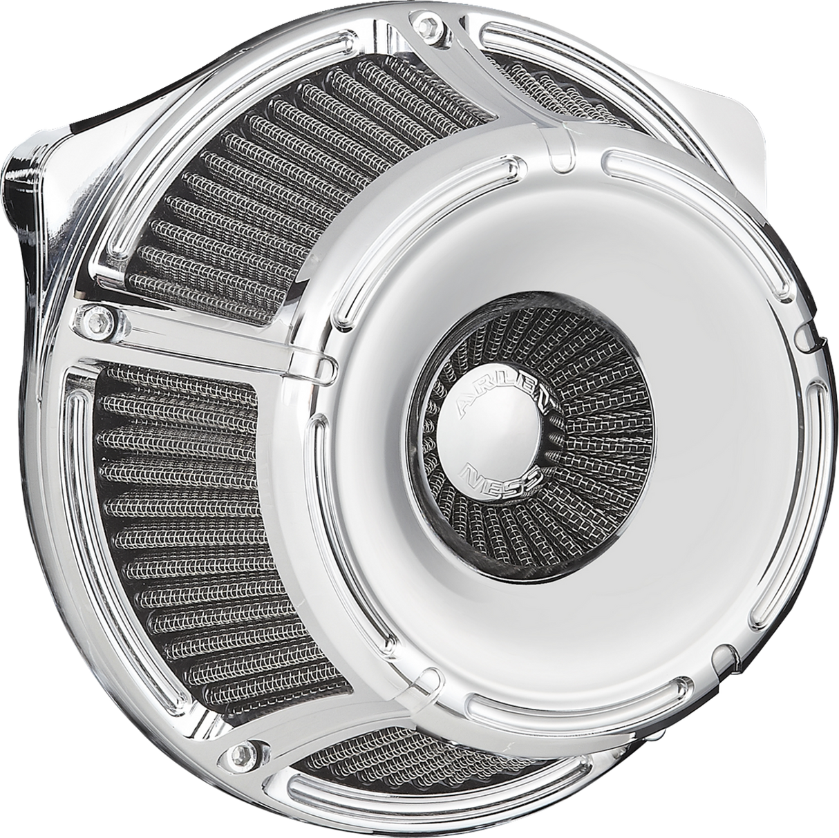 ARLEN NESS Inverted Series Air Cleaner Kit - Slot Track - Chrome 600-232