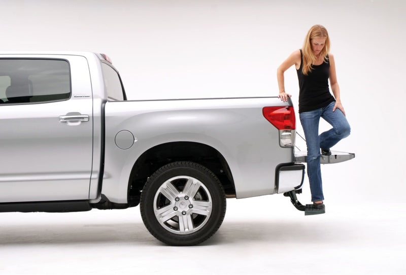 AMP Research BedStep for 2022-2026 Toyota Tundra and 2023 GMC Sierra 1500 – Retractable Rear Bumper Access Step