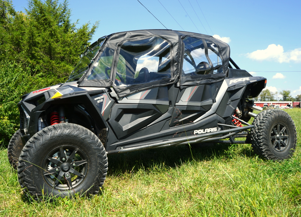 SEIZMIK Soft Doors for Polaris RZR XP 4 Turbo S - Weatherproof Enclosure with Tinted Windows and Roll-Up Doors