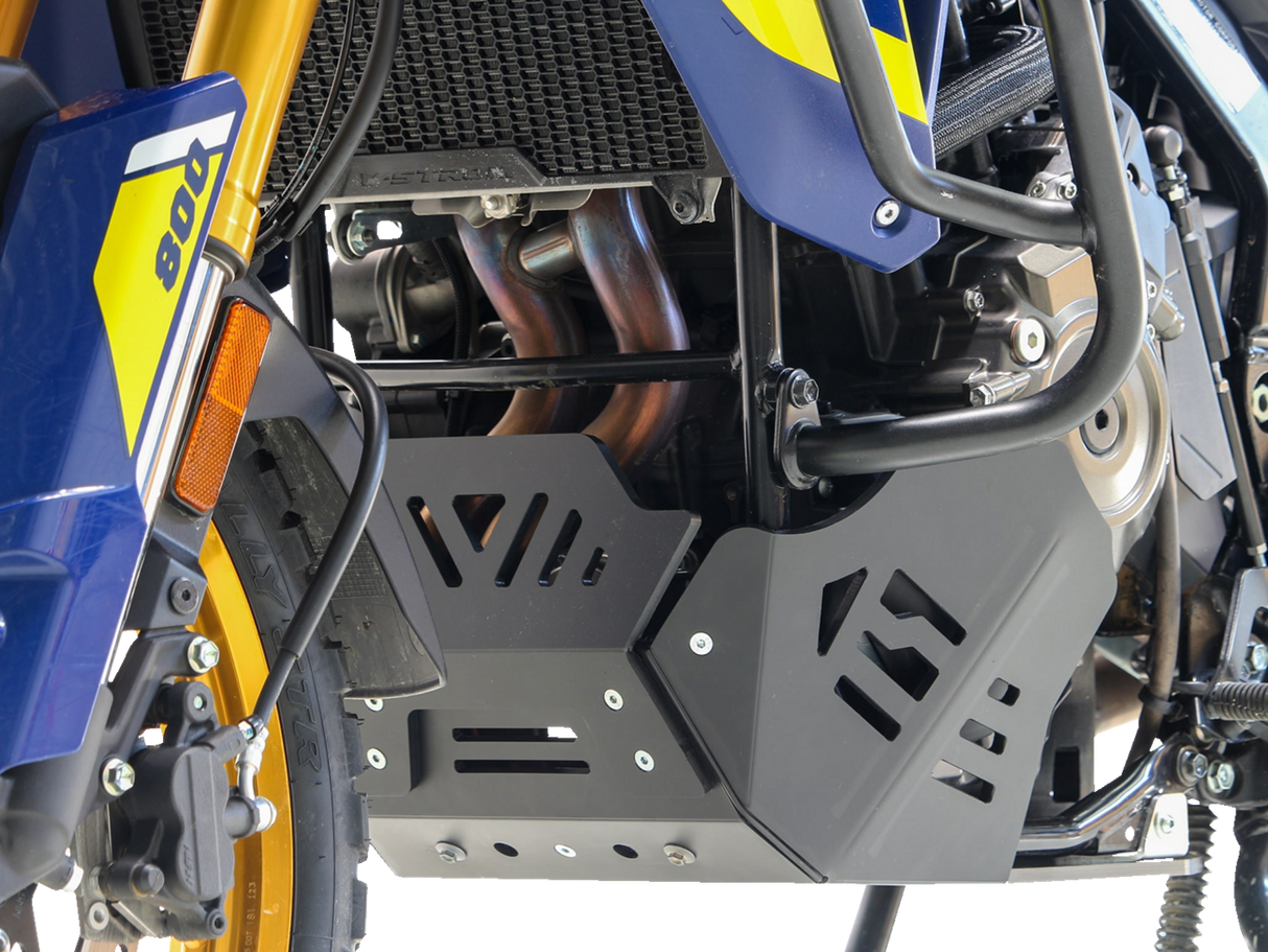 Moose Offroad PX1410 Black Skid Plate for Yamaha YZ 125 - Impact-Absorbing Frame Protection