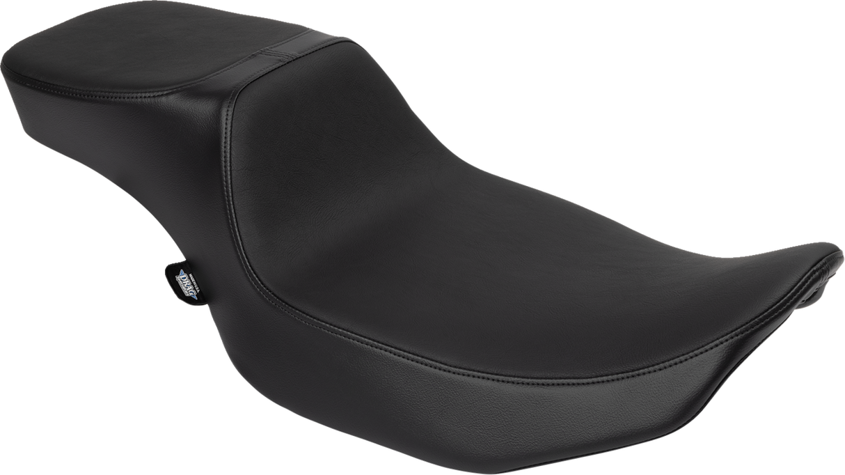 DRAG SPECIALTIES SEATS Predator 2-Up Seat with Extended Reach for Harley FLHX/FLTR '23-'24 - Smooth Vinyl