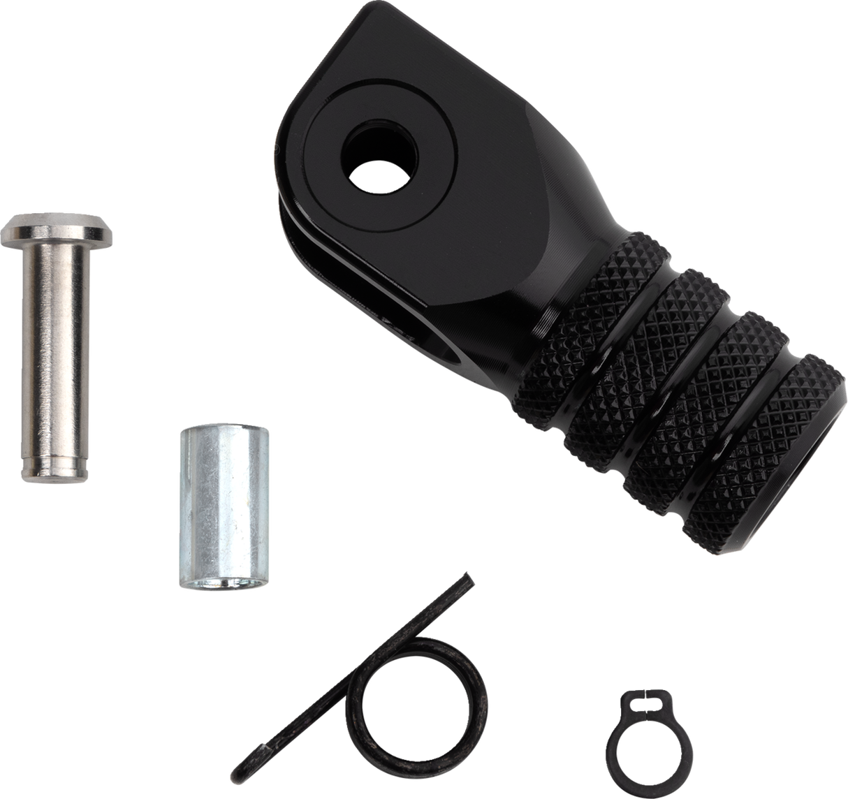 MOOSE Offroad Knurled Shift Lever Tip for Hammerhead CNC Shift Levers - Black - Part 81-0000-02-60