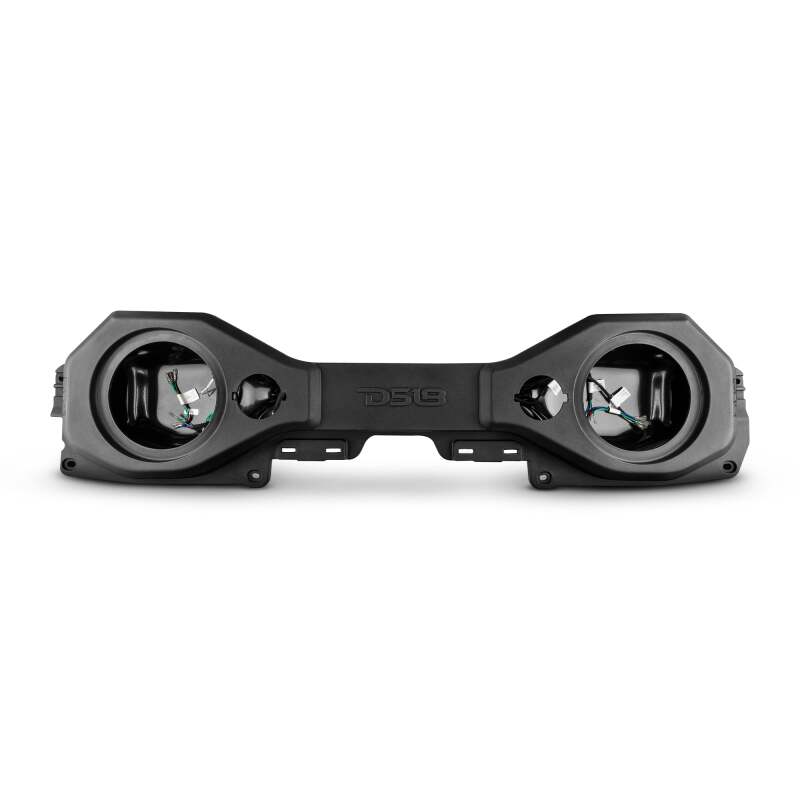 DS18 JL-SBAR22/BK Soundbar Enclosure for Jeep JL/JLU/JT (2018-2023) Fits 2x 8in & 2x 3.78in Speakers - Black