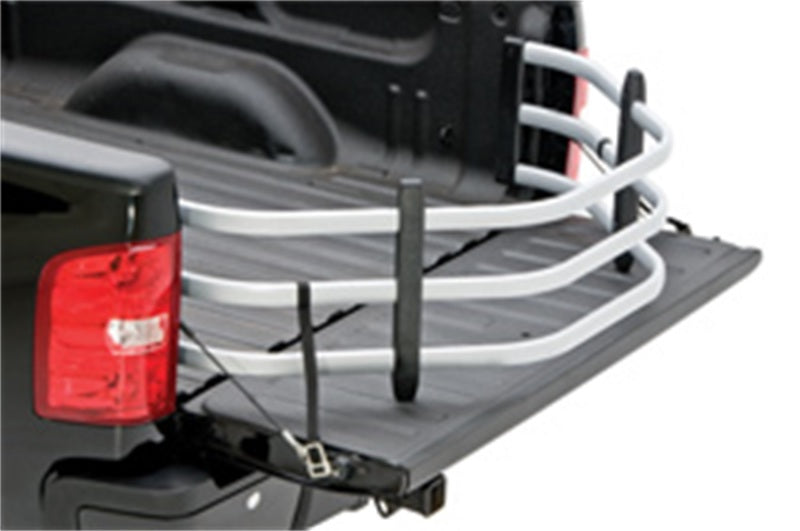 AMP Research BedXtender HD Sport for Chevrolet Silverado 1500 and Ford Super Duty - Silver, Part #74804-00A