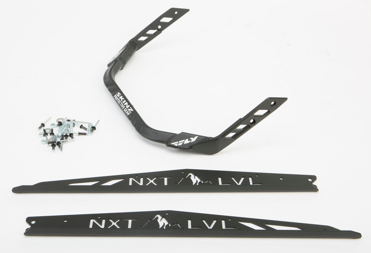 PRO ARMOR NXPRB226-FBK/BLK Nxt Level Rear Bumper for Polaris 600 RMK 144" (2017-2019)