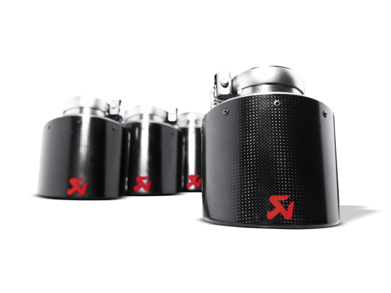 Akrapovic Carbon Tail Pipe Set for Chevrolet Corvette ZO6/ZR1 (C6) 2006-2013