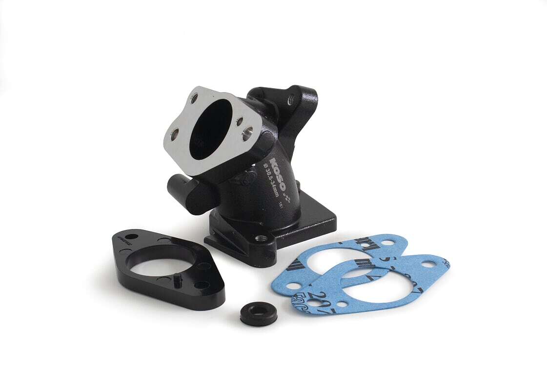 KOSO Intake Manifold 30.5mm to 34mm for Honda MSX125 Grom and Z125 Monkey (Part DP623001)