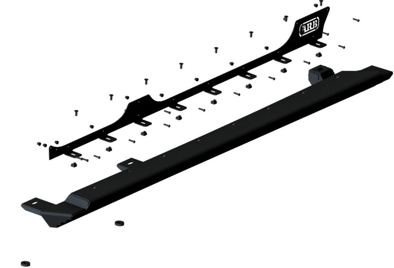 ARB R/T/Rail Rock Sliders for Jeep Wrangler JL 4-Door - Durable Steel Protection