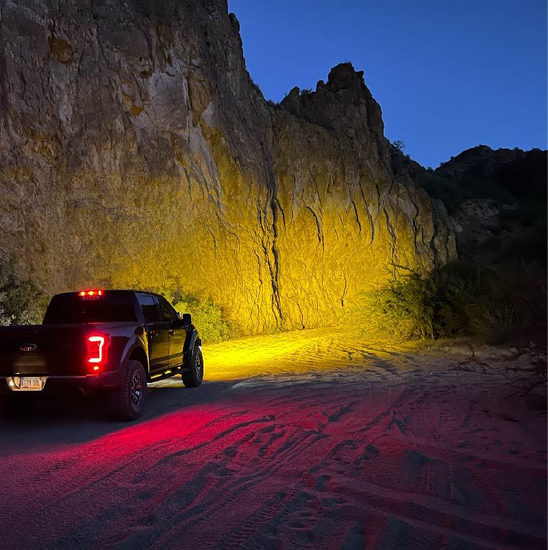 Nacho Offroad Technology Quatro Combo 4-Inch Offroad LED Light Pair - High-Performance Automotive Lighting