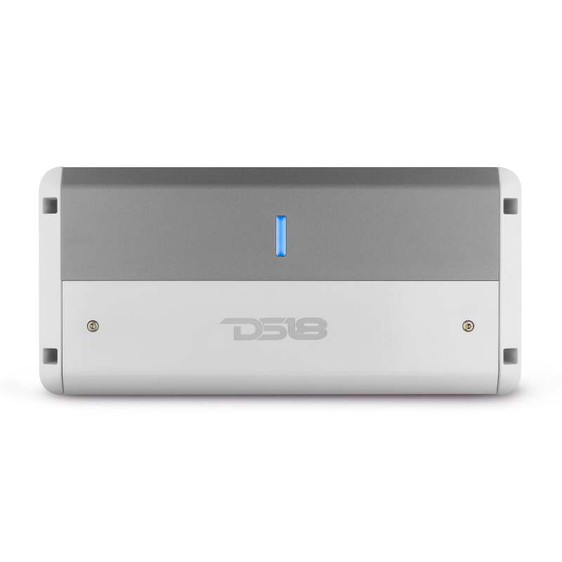 DS18 NXL-M4 4-Channel Class-D PowerSports Amplifier - 2x 150 Watts RMS at 4 Ohm, IP55 Waterproof for Motorcycles, ATV, UTV, and Marine Vehicles