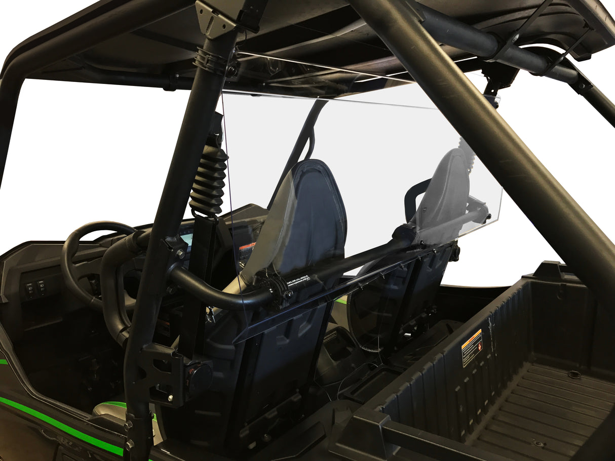 SPIKE Rear Windshield Clear for Kawasaki KRF 800 Teryx (2014-2017) - Model 77-8400-R