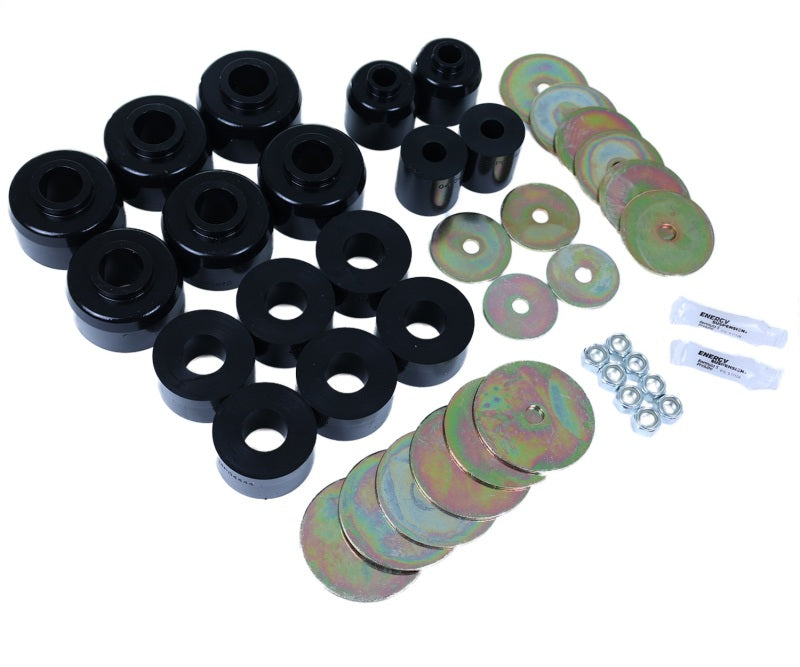 Energy Suspension 8.4111G Polyurethane Body Mount Set for 1996-1999 Toyota 4Runner, Black