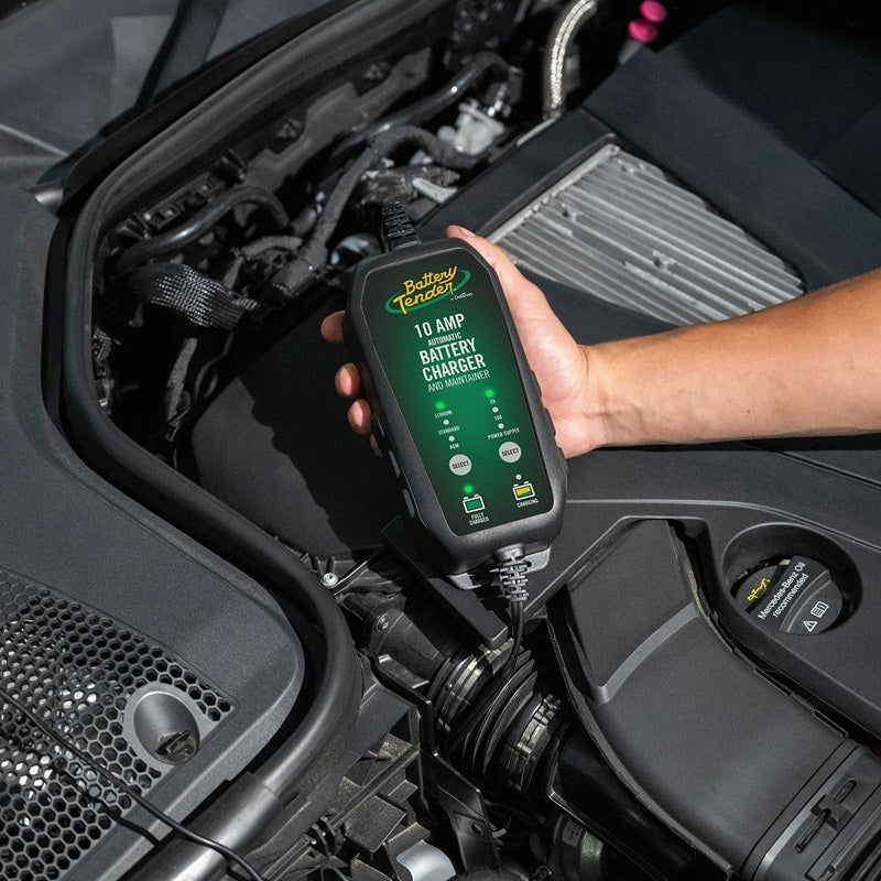 Battery Tender 10A Power Tender Selectable 12V Battery Charger - Model 022-1006-DL-WH by Battery Tender