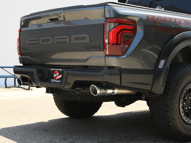 aFe Vulcan Series Cat-Back Exhaust System for Ford F-150 Raptor 2021-2024 V6 3.5L / V8 - Part #49-33151-P