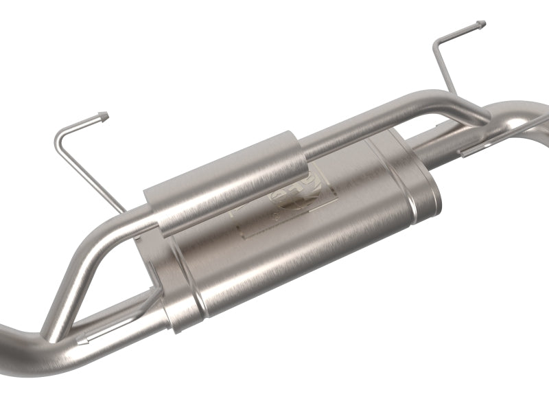 aFe Vulcan Series 2.5 Inch to 3 Inch Stainless Steel Cat-Back Exhaust System with Polished Tip for Toyota 4Runner 2025 L4-2.4L