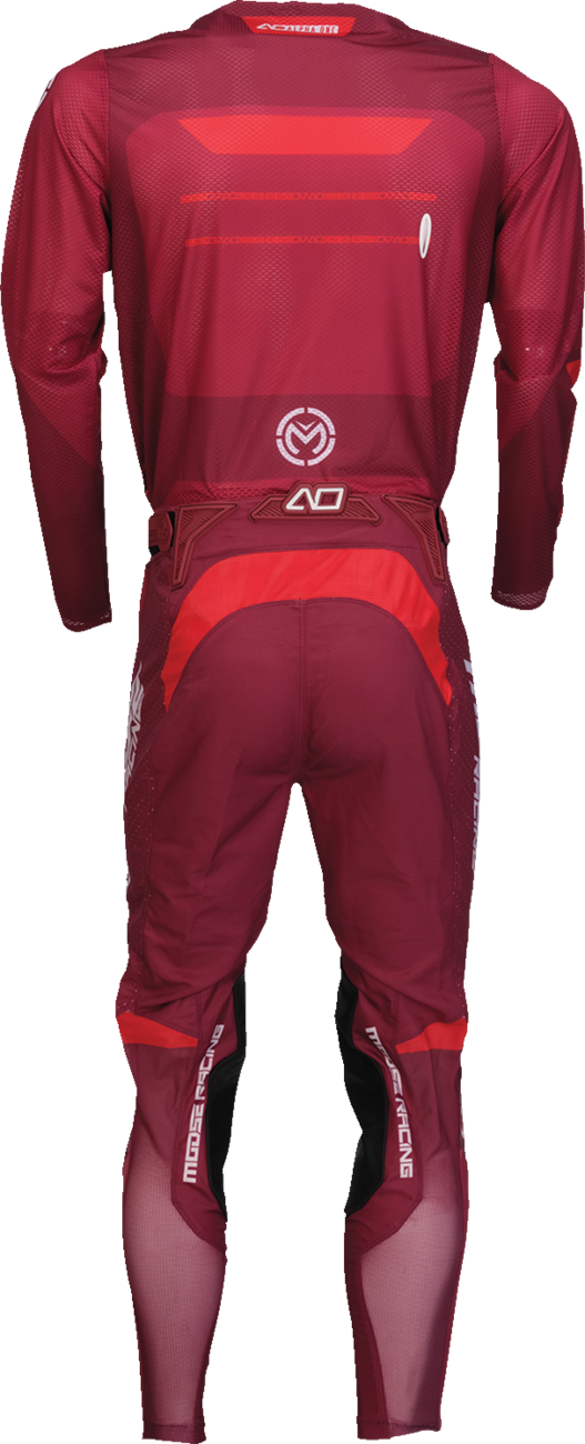MOOSE OFFROAD Alpha One Jersey - Burgundy/White - XL 2910-8314
