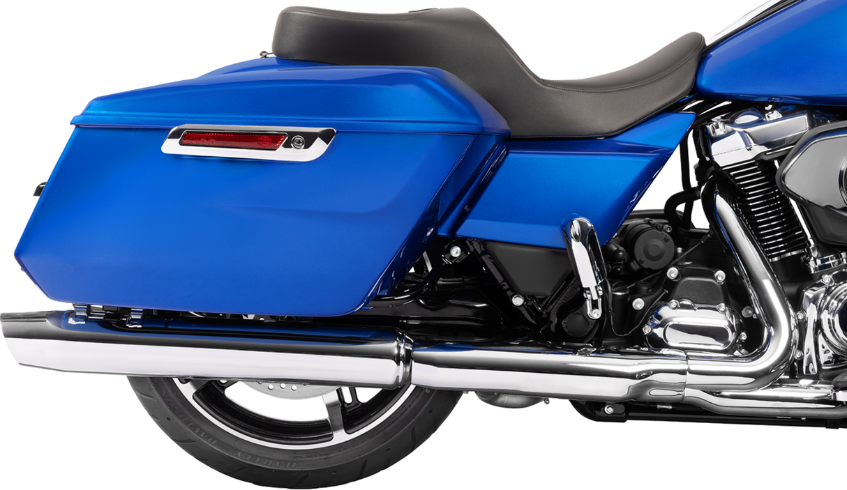 DRAG SPECIALTIES SEATS Freedom Seat for Harley FLT/FLH 2023-2025, Black Vinyl/Solar Leather, Part #4711E