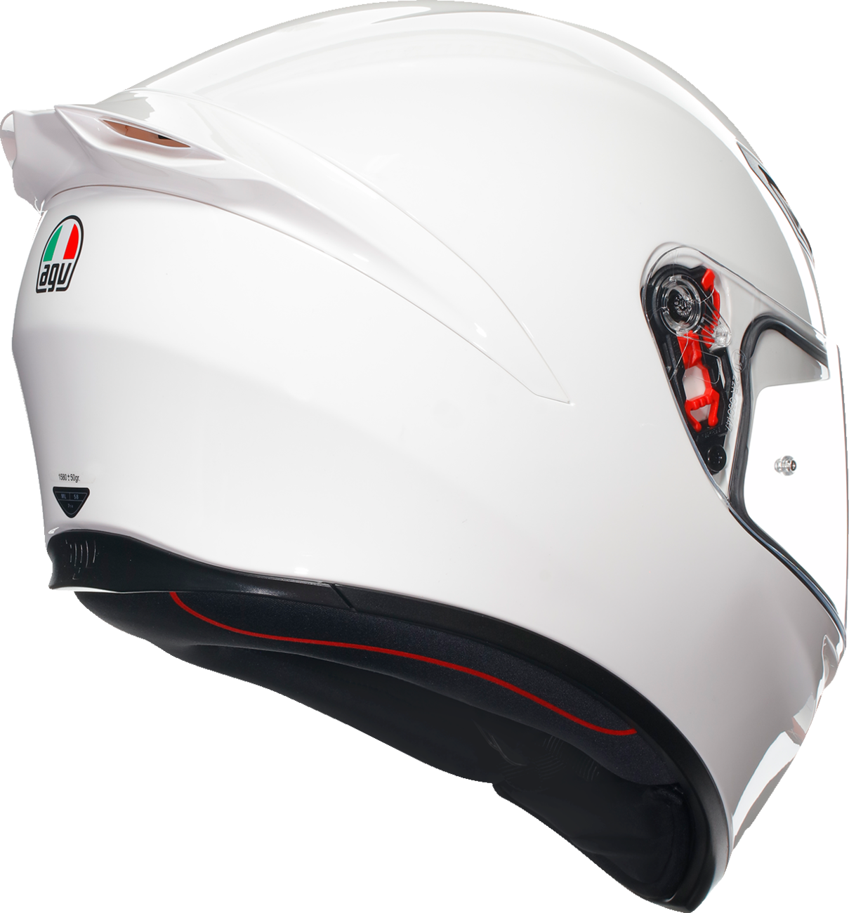 AGV K1 S Helmet - White Small - Sportbike Motorcycle Helmet with Ventilation and Pinlock Prepared Fit for Honda, Yamaha, Kawasaki, Suzuki, and More