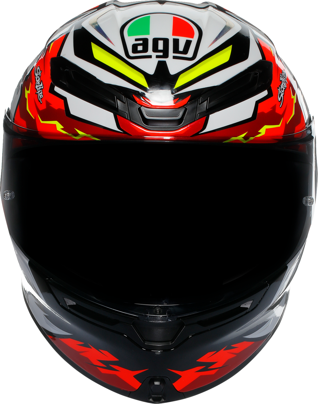 AGV K6 S Bezzecchi 2024 Helmet - Large, Carbon-Aramid Shell, Motorcycle Racing Gear for Honda, Yamaha, Suzuki, Kawasaki, Ducati