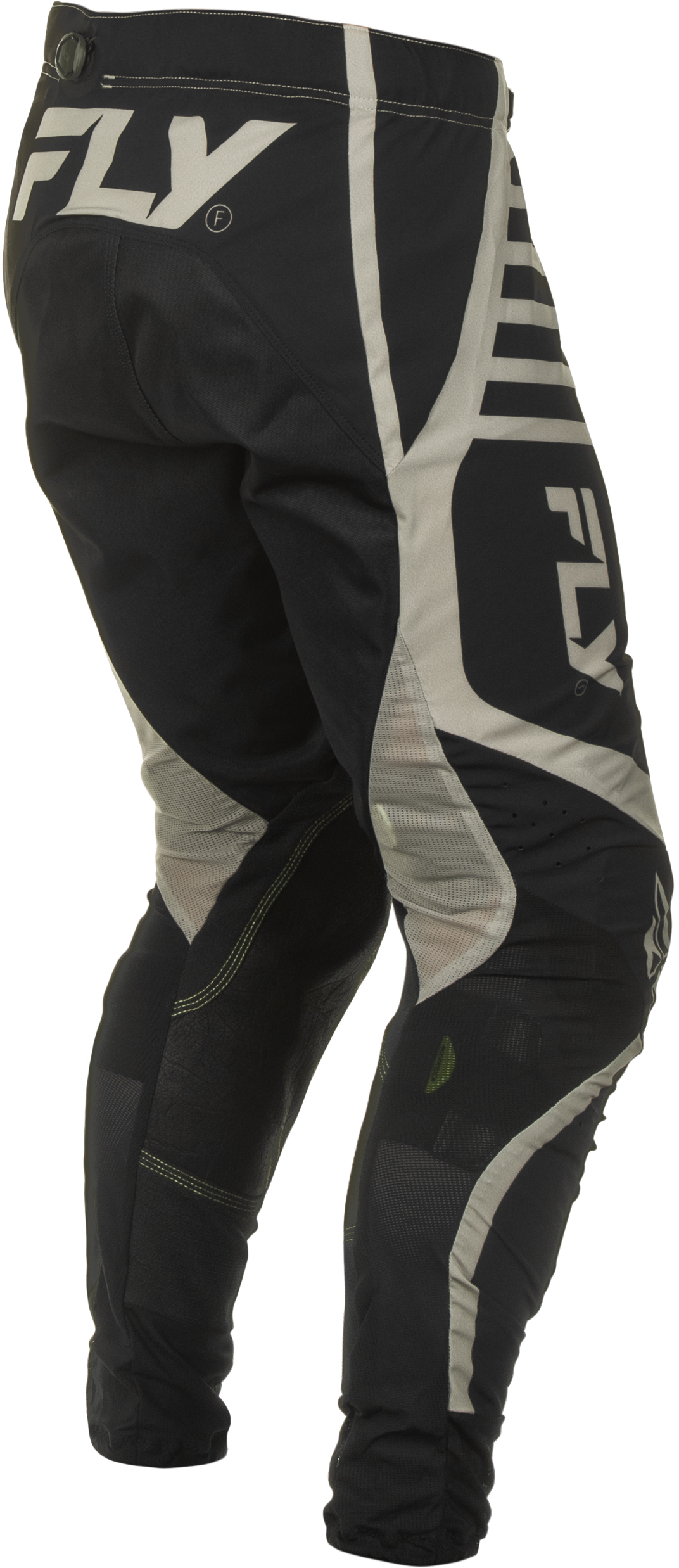 Fly Racing Lite Pants for CA/NV Black/Grey Size 28 — Motorcycle Riding Pants with Adjustable Fit and Breathable Mesh Panels