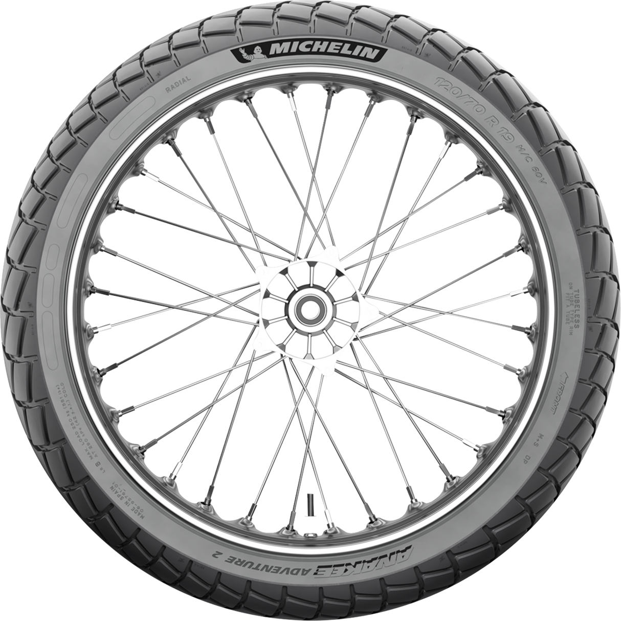 MICHELIN Tire - Anakee Adventure 2 - Front - 110/80R19 - 59V 53355