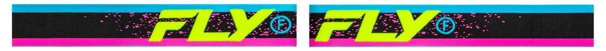 Fly Racing Zone Goggle Pink/Black/Hi Vis with Black Mirror and Smoke Lens for ATV, Dirt Bike, and Motocross