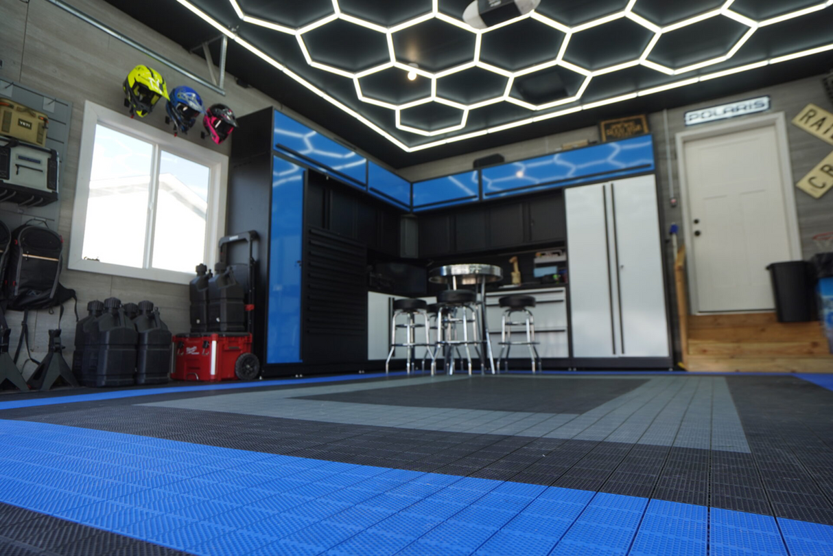 CALIBER ProTech Flooring - Smooth - Blue - 8 Piece 13612-10