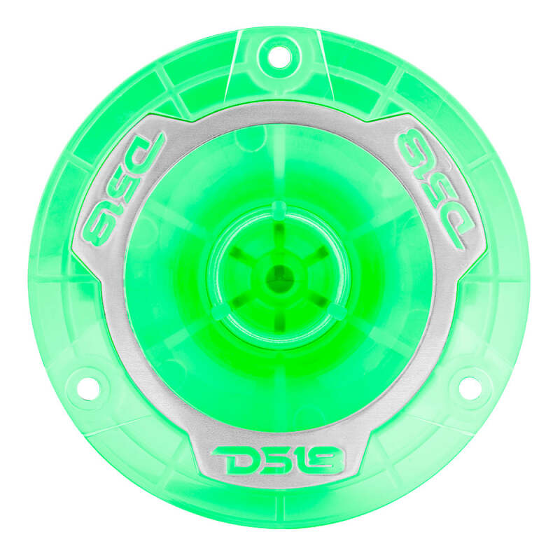 DS18 PRO-TW1L 3.8-inch Super Bullet Tweeter with RGB LED Lights, 120 Watts RMS, 1-inch Aluminum Voice Coil, 4 Ohm, Pair for Car Audio Systems