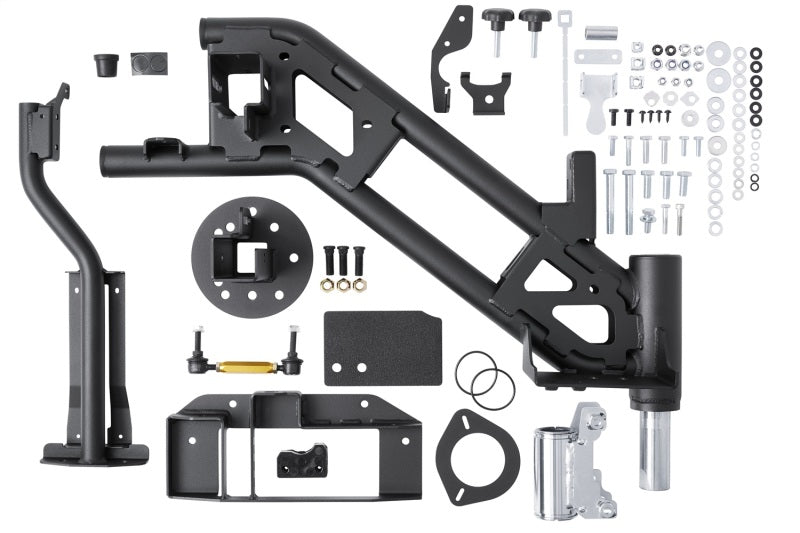ARB W/T/Carrier Suit 5650360/370 JK Wrangler Spare Tire Carrier with Swingaway Mount