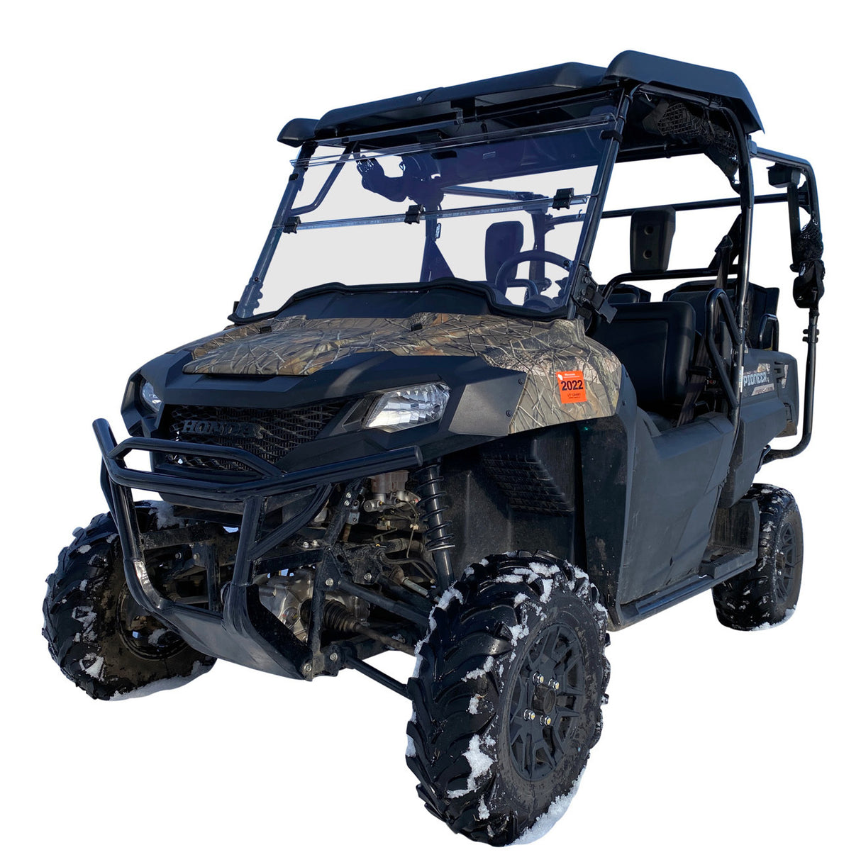 Open Trail Folding Windshield for Honda Pioneer 700-4 and 700 Models