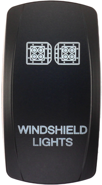 XTC Power Products SW00-00107025 Dash Switch Rocker Face Windshield Light for Jeep Wrangler