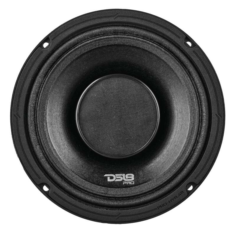 DS18 PRO-HY8.4B 8-Inch 250 Watt RMS 4 Ohm Mid-Range Loudspeaker with Water Resistant Cone for Automotive