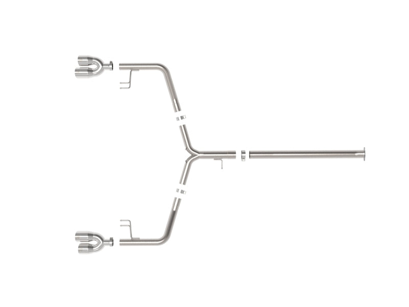 aFe Takeda 21-24 Kia K5 GT L4-2.5L Axle-Back Exhaust System with Polished Tips