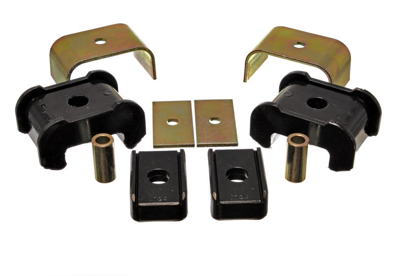 Energy Suspension Transmission Mounts for GMC K25 Suburban 1977-1984 - Black Polyurethane Part 3.1106G