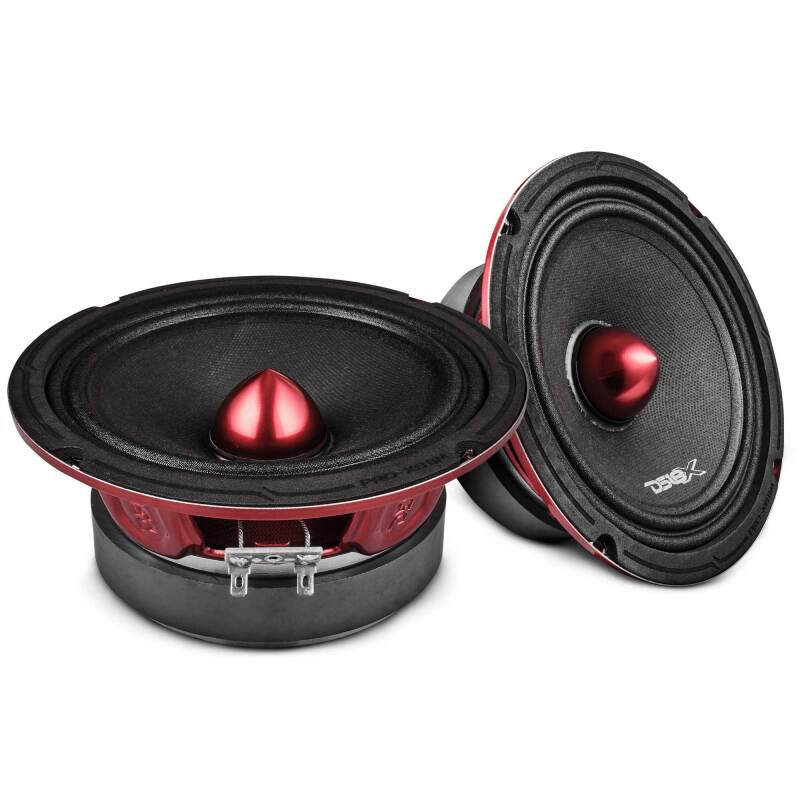 DS18 PRO-X6BM 6.5-inch 250W RMS 8 Ohm Mid-Range Bullet Loudspeaker for Automotive Applications