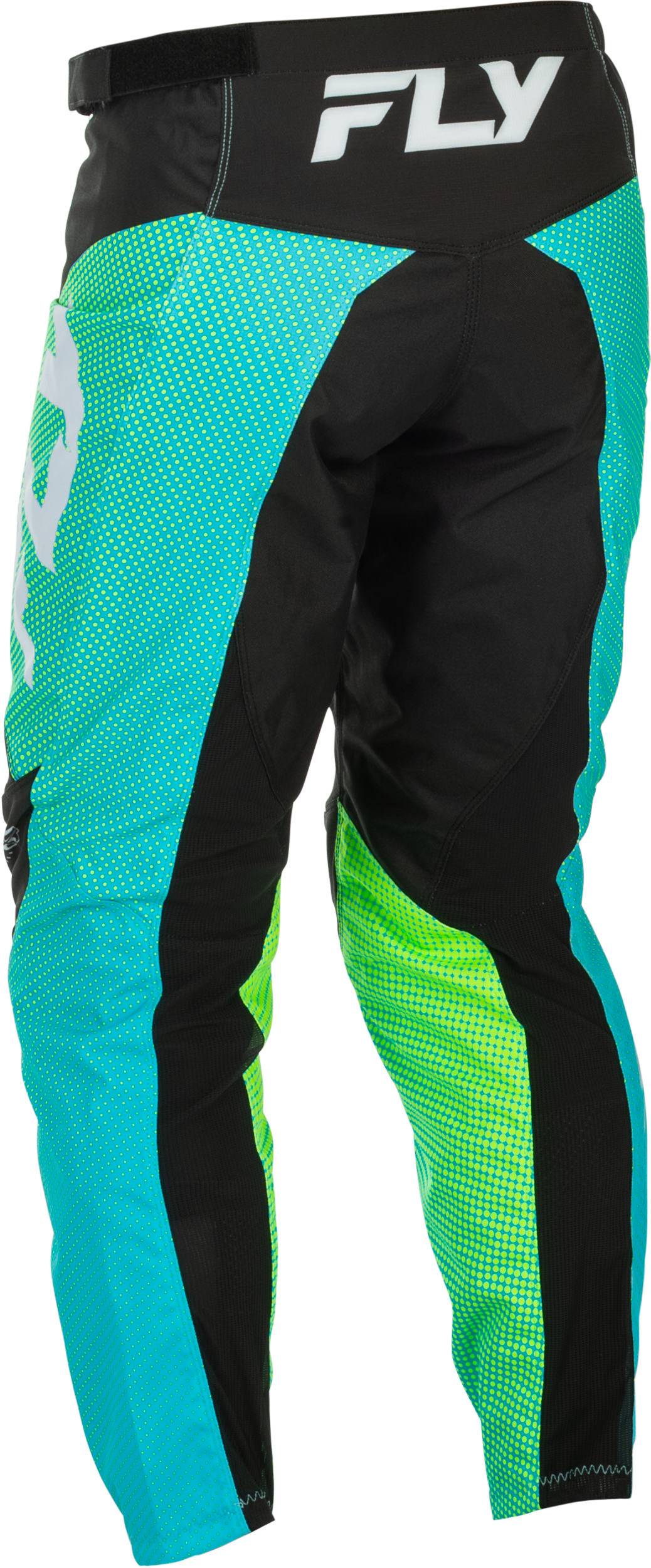 Fly Racing F 16 Pants Aqua/Black/White Size 28 – Durable Motorcycle Pants with Mesh Liner for Off-Road and Motocross Vehicles