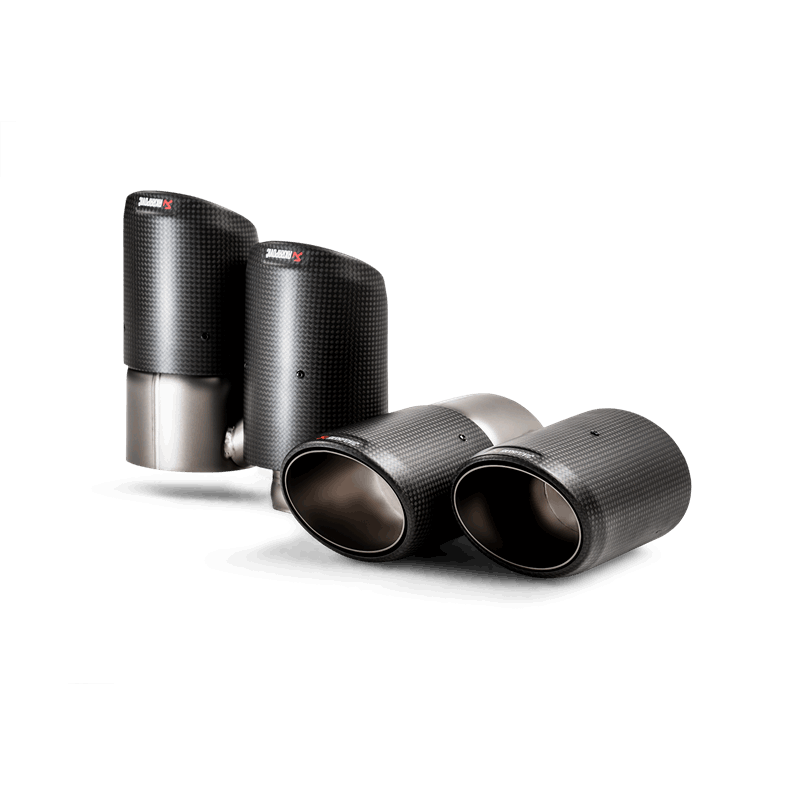 Akrapovic Carbon Tail Pipe Set for 2018+ Porsche Cayenne V6 - Part TP-CT/53
