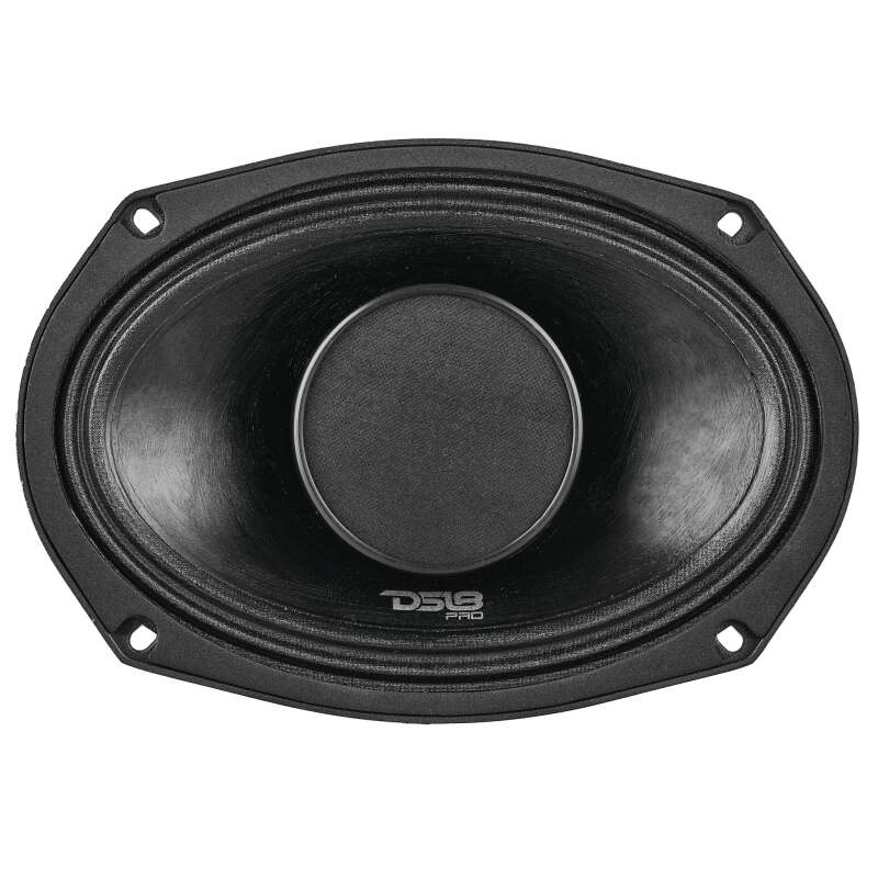 DS18 PRO-HY69.4B 6x9 Inch 250W RMS Water-Resistant Mid-Range Speaker for Automotive Applications