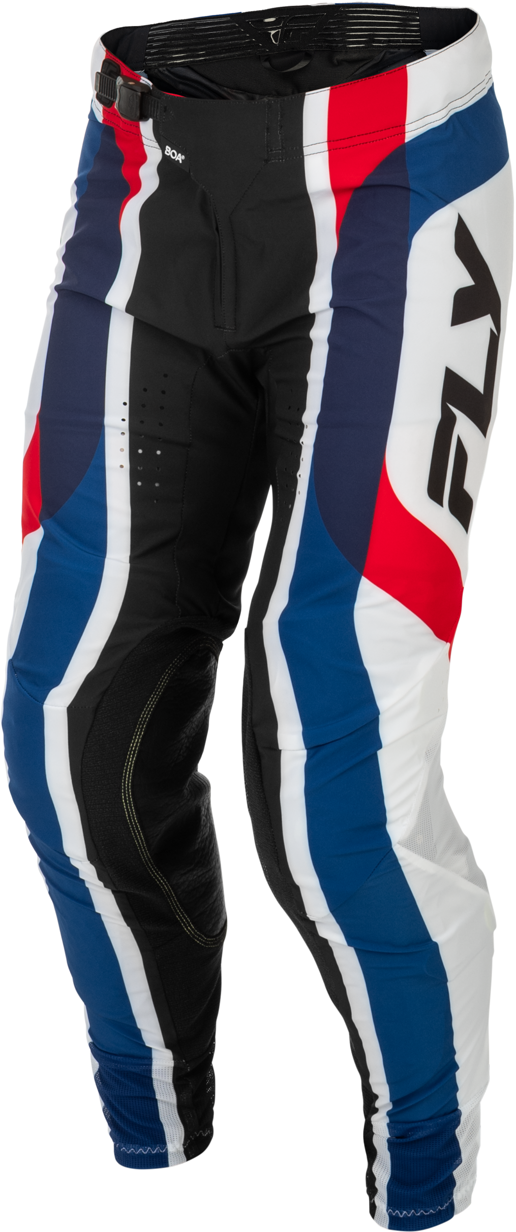 Fly Racing Lite Se Glory Motorcycle Pants for Men - Size 36, Red/White/Blue, Compatible with Honda, Yamaha, Kawasaki, Suzuki, and More