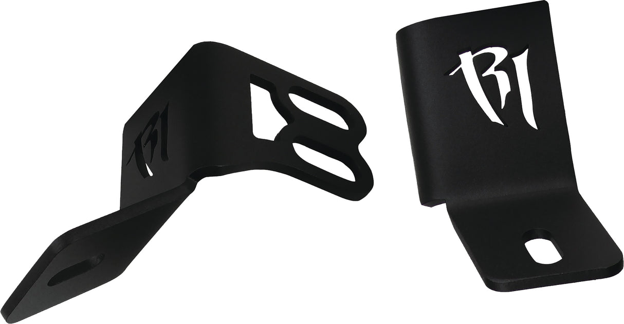 RIGID A Pillar Single Light Mount - Durable Stainless Steel for Jeep Wrangler & Toyota Tacoma