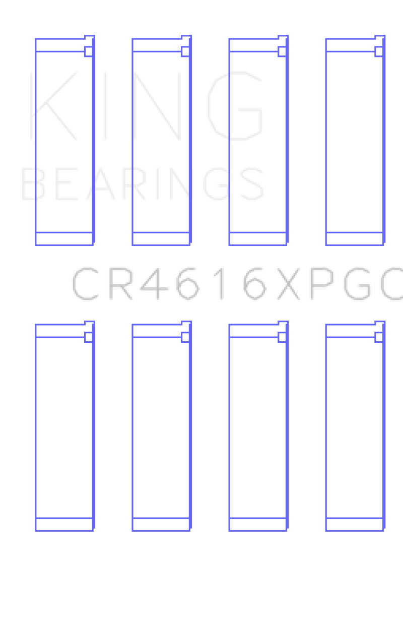 King Engine Bearings Subaru Fa20/ Toyota 4U-GSE Connecting Rod Bearing Set - Size +0.05mm