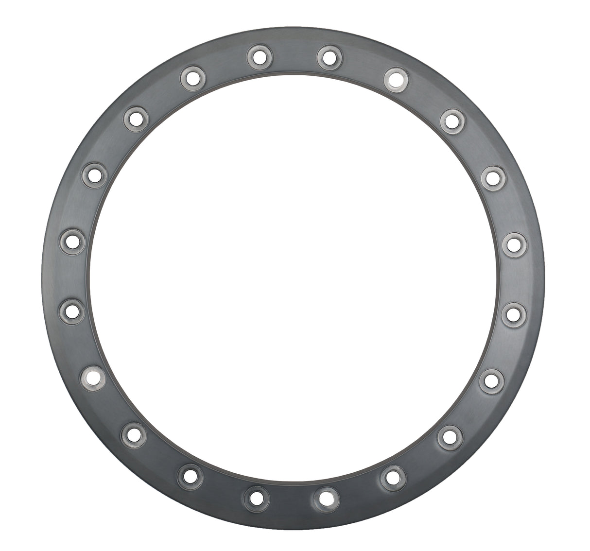 Sb8 Sb9 15" Beadlock Ring 10mm 20 Hole Gloss Brushed Gry