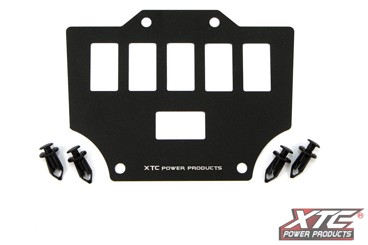 XTC Power Products SP-6SW-HT 6 Switch Mount Plate for Honda Talon 1000 Models