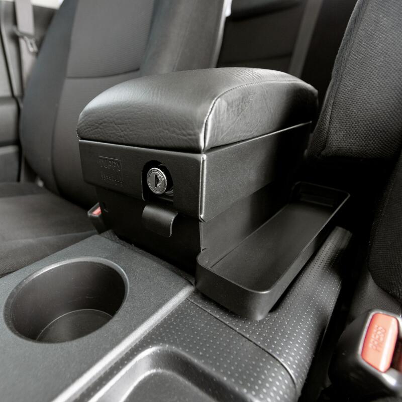Tuffy Products Console Safe with Keyed Lock for Toyota FJ Cruiser (2007-2014) - Black