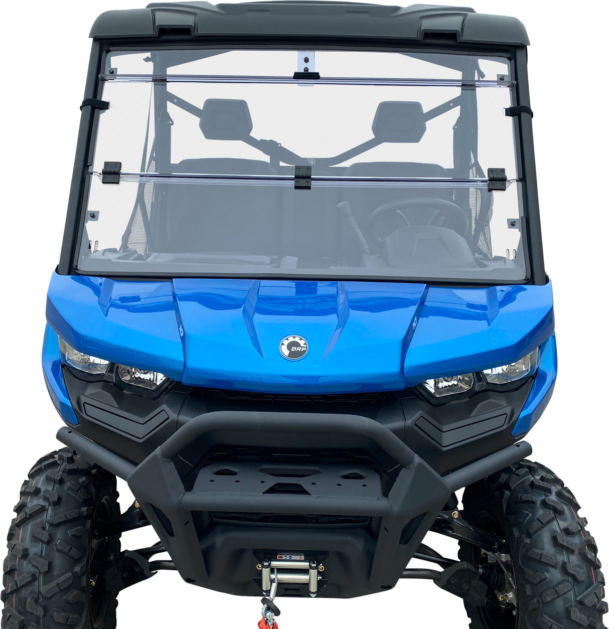 Open Trail V000344-12200T Folding Windshield for Can-Am Defender HD Models (2016-2017)