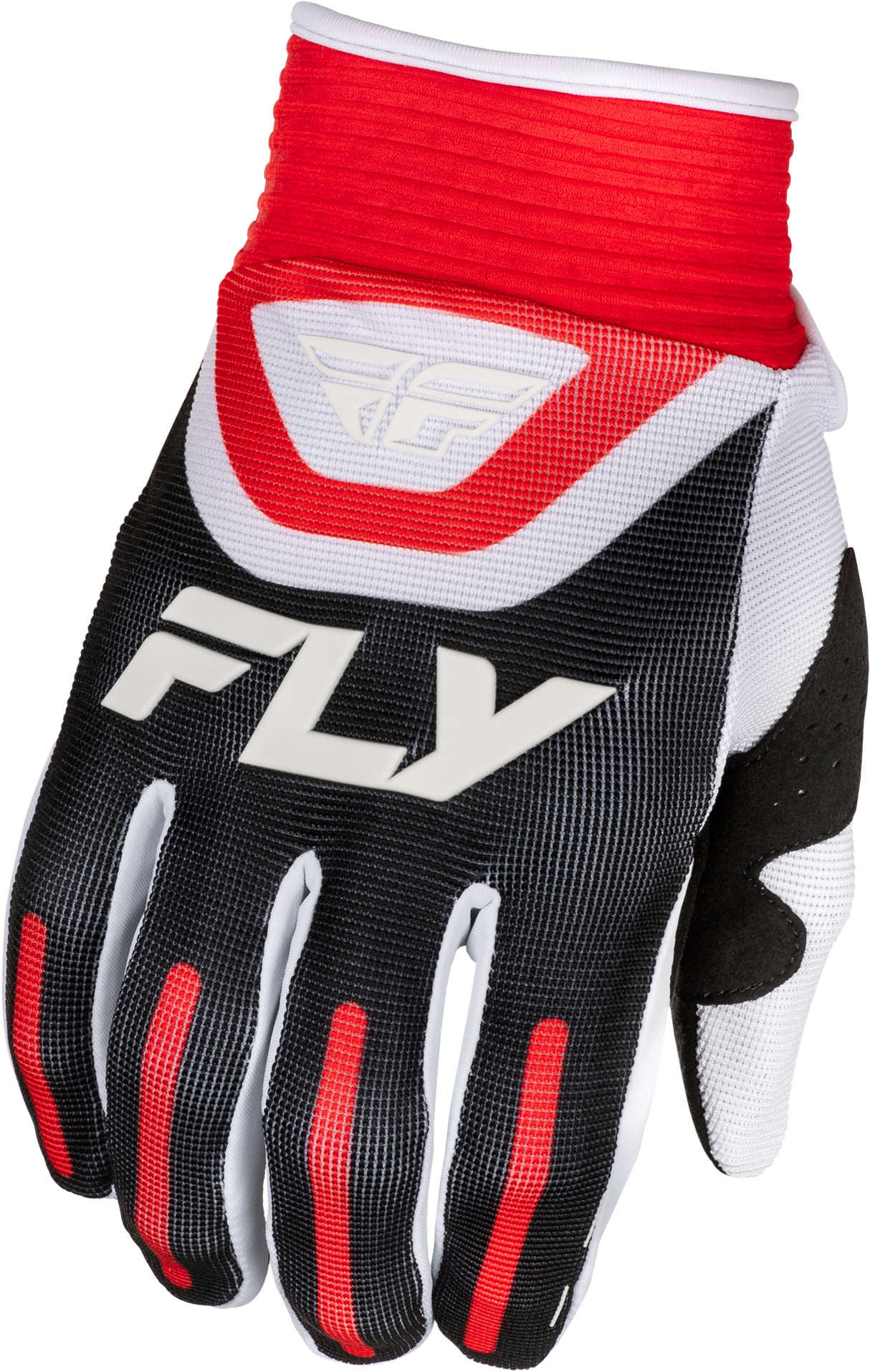 Fly Racing Youth F 16 Offroad Gloves – Black/Red/White, Youth 2X-Small, MX Gloves